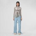 Burberry Burberry Detachable Strap Detail Denim Cargo Trousers, Size: 0