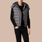 Burberry Down-filled Gilet With Detachable Hood