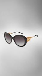 Burberry Oversize Round Frame Sunglasses