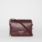Burberry Burberry Small Leather Grace Bag, Red