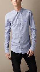 Burberry Brit Slim Fit Striped Stretch-cotton Shirt