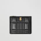 Burberry Burberry Quilted Lambskin Lola Zip Pouch
