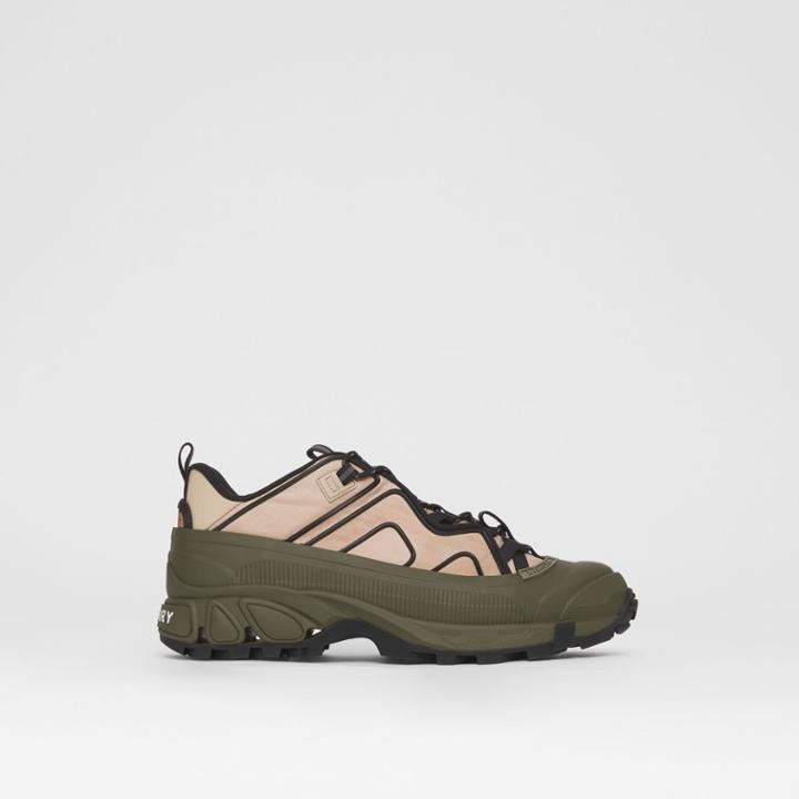Burberry Burberry Technical And Check Arthur Sneakers, Size: 40.5