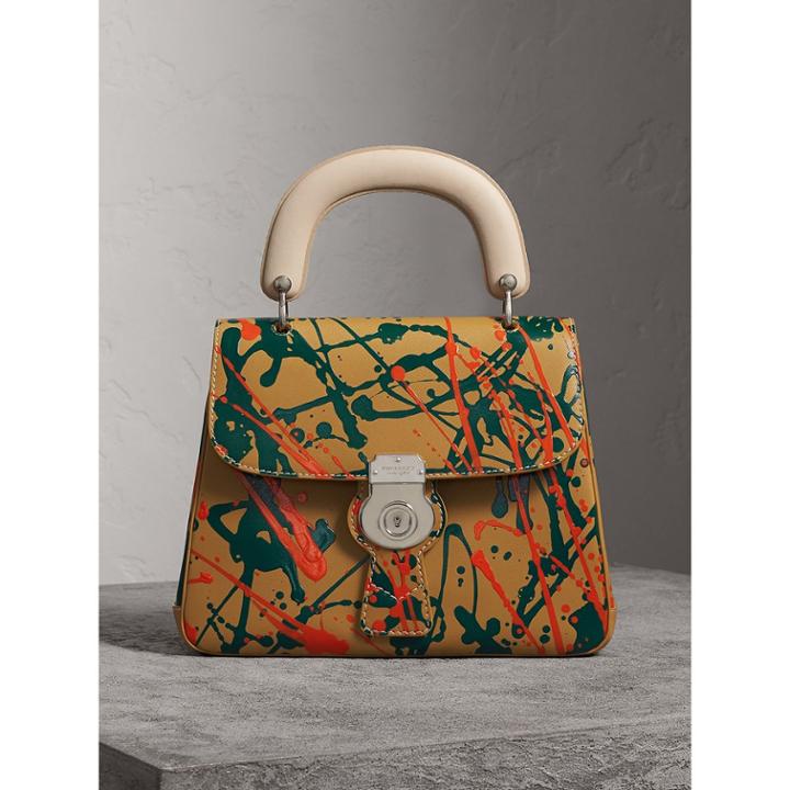 Burberry Burberry The Medium Dk88 Splash Top Handle Bag, Yellow