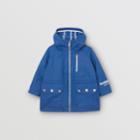 Burberry Burberry Childrens Logo Print Showerproof Hooded Jacket, Size: 12y, Blue