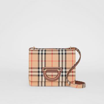 Burberry Burberry The Small Vintage Check D-ring Bag, Beige