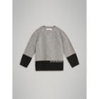 Burberry Burberry Logo Intarsia Cashmere Sweater, Size: 14y