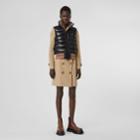 Burberry Burberry Icon Stripe Detail Down-filled Puffer Gilet, Size: M, Black