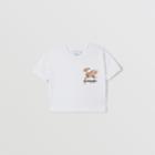 Burberry Burberry Childrens Deer Motif Cotton T-shirt, Size: 12m