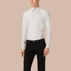 Burberry Burberry Check Jacquard Cotton Shirt, Size: Xxl, White
