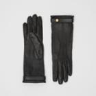Burberry Burberry Silk-lined Lambskin Gloves, Size: 8, Black