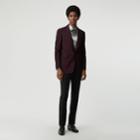 Burberry Burberry Classic Fit Mohair Evening Jacket, Size: 34s, Purple