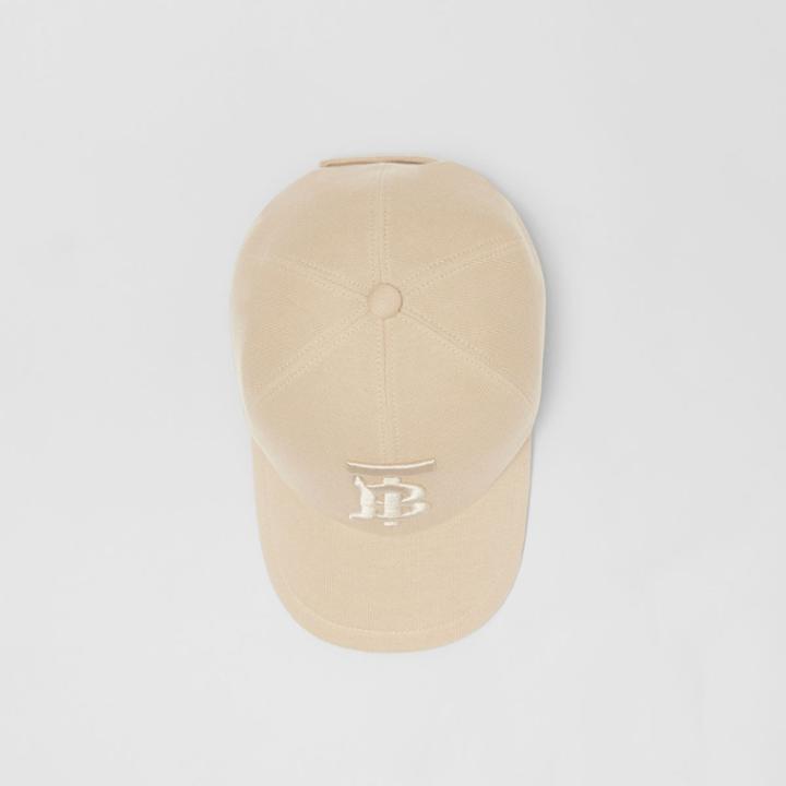 Burberry Burberry Monogram Motif Jersey Baseball Cap, Beige