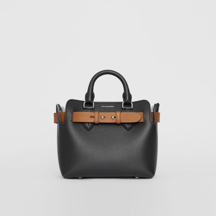 Burberry Burberry The Mini Leather Belt Bag, Black