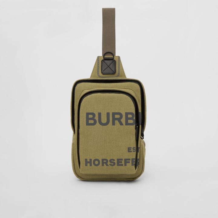 Burberry Burberry Horseferry Print Nylon Canvas Backpack