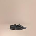 Burberry Burberry Leather Brogues With Asymmetric Closure, Size: 41, Black