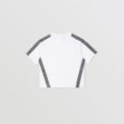 Burberry Burberry Childrens Logo Tape Cotton T-shirt, Size: 18m, White