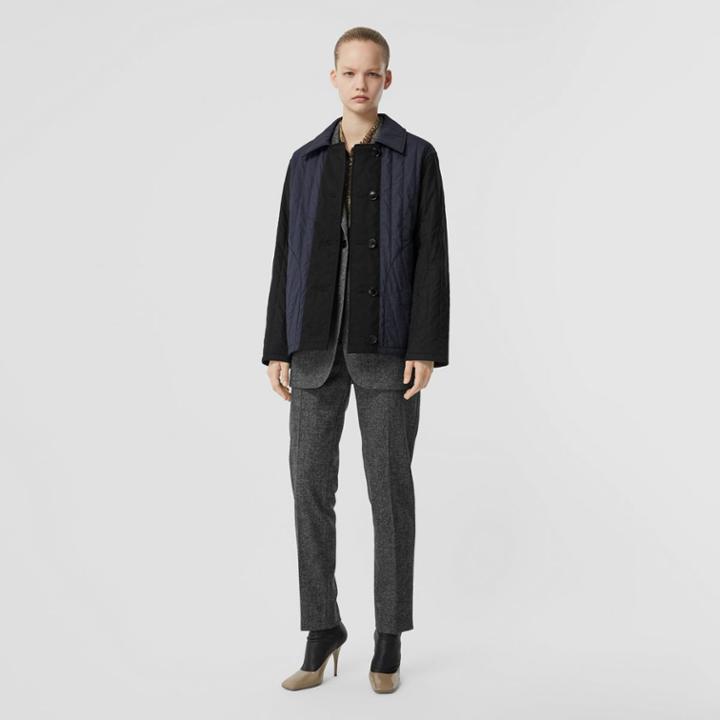 Burberry Burberry Reversible Quilted Cotton Jacket, Size: 00, Blue