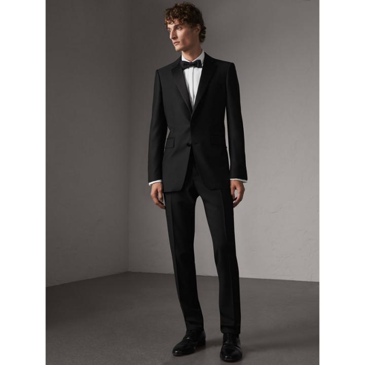 Burberry Burberry Modern Fit Wool Mohair Half-canvas Tuxedo, Size: 54r