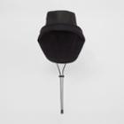 Burberry Burberry Rubberised Cotton Fisherman Hat, Size: L, Black