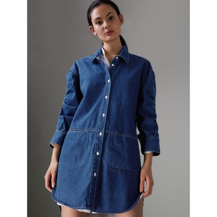 Burberry Burberry Japanese Cotton Shirt Dress, Size: 06