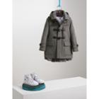 Burberry Burberry Hooded Wool Duffle Coat, Size: 14y, Grey