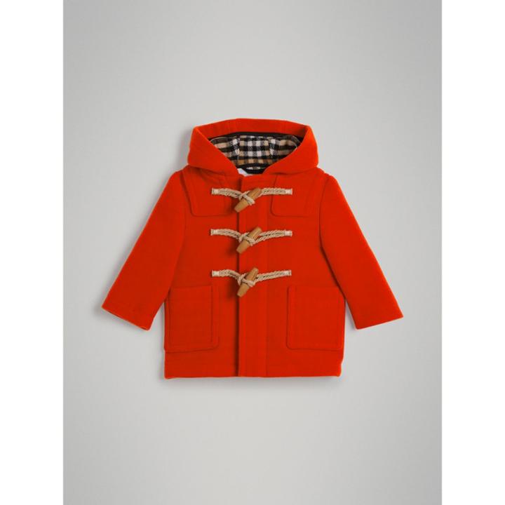 Burberry Burberry Boiled Wool Duffle Coat, Size: 12m