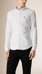 Burberry Slim Fit Cotton Oxford Shirt