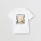 Burberry Burberry Childrens Chandelier Print Cotton T-shirt, Size: 12y, White
