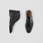 Burberry Burberry Brogue Detail Leather Boots, Size: 43, Black