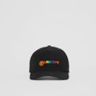 Burberry Burberry Rainbow Logo Baseball Cap, Black