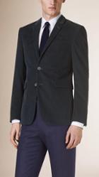 Burberry Slim Fit Corduroy Tailored Jacket