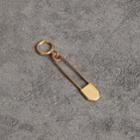 Burberry Burberry Brass Kilt Pin Key Charm