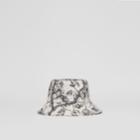 Burberry Burberry Childrens Floral Sketch Print Denim Bucket Hat, Size: 8y-12y