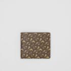 Burberry Burberry Monogram Print E-canvas International Bifold Wallet, Brown