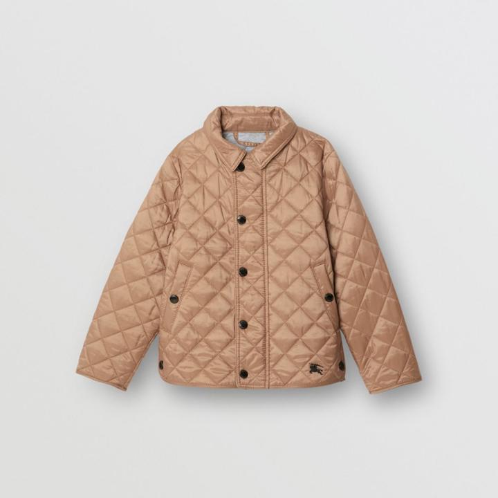 Burberry Burberry Childrens Lightweight Diamond Quilted Jacket, Size: 14y, Brown