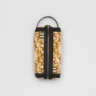 Burberry Burberry Archive Scarf Print Cotton Pouch, Black