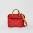 Burberry Burberry The Small Equestrian Knight Leather Belt Bag - Exclusive, Red