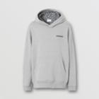 Burberry Burberry Monogram Print-lined Cotton Hoodie - Unisex