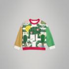 Burberry Burberry Childrens Hedge Maze Print Cotton Sweatshirt, Size: 14y, Multicolour