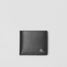 Burberry Burberry London Leather International Bifold Coin Wallet, Black