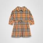Burberry Burberry Childrens Vintage Check Cotton Drawcord Dress, Size: 12m