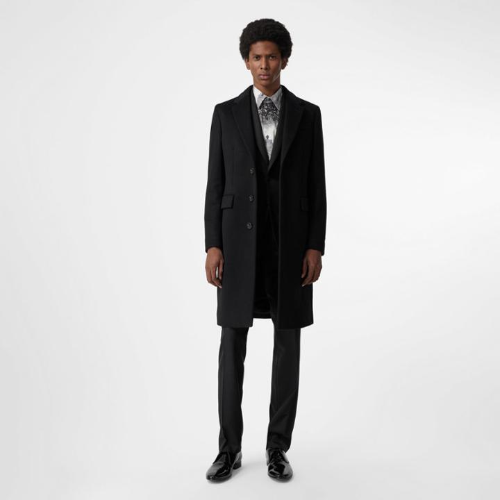 Burberry Burberry Classic Fit Wool Twill Suit, Size: 50r, Black