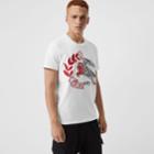 Burberry Burberry Contrast Crest Cotton T-shirt, Size: L, White