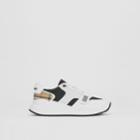 Burberry Burberry Mesh, Suede And Vintage Check Cotton Sneakers, Size: 39
