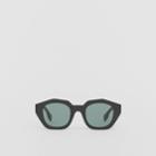 Burberry Burberry Geometric Frame Sunglasses, Black