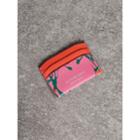 Burberry Burberry Splash Trench Leather Card Case, Pink