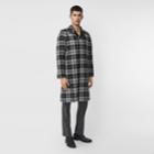 Burberry Burberry Reversible Wool Cashmere And Cotton Car Coat, Size: 38, Black