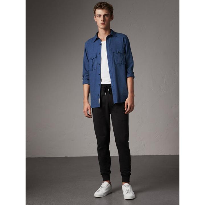 Burberry Burberry Cotton Sweatpants, Black