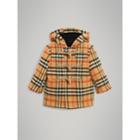 Burberry Burberry Vintage Check Wool Duffle Coat, Size: 12m